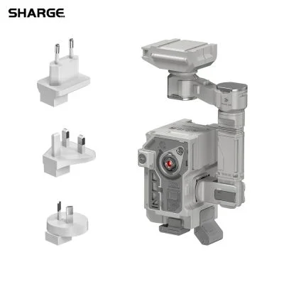 Sharge Moss 40W Charger with 3pcs World Adapter Kit