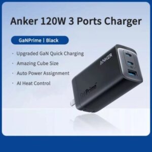 Anker 737 GaNPrime 120W Charger, PPS 3-Port
