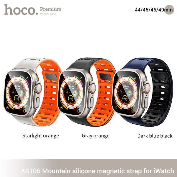 Hoco AS106 Mountain Silicone Magnetic Strap for iWatch