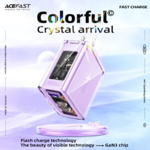 ACEFAST A47 Crystal Series PD 65W GaN3 Wall Charger