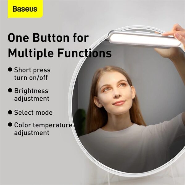 Baseus Magnetic Rechargeable Touch LED Lamp with Dimming Control