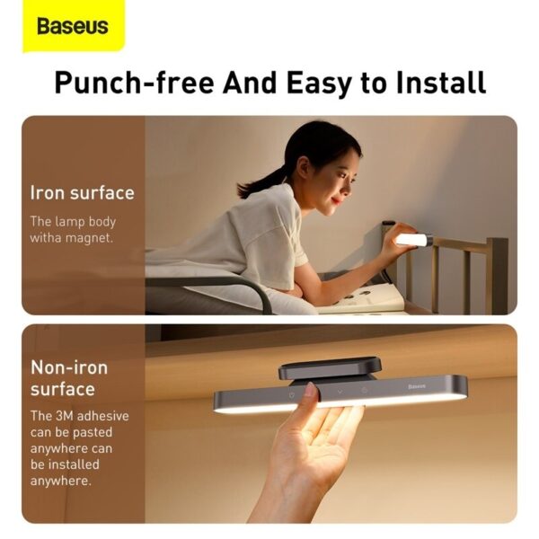 Baseus Magnetic Rechargeable Touch LED Lamp with Dimming Control