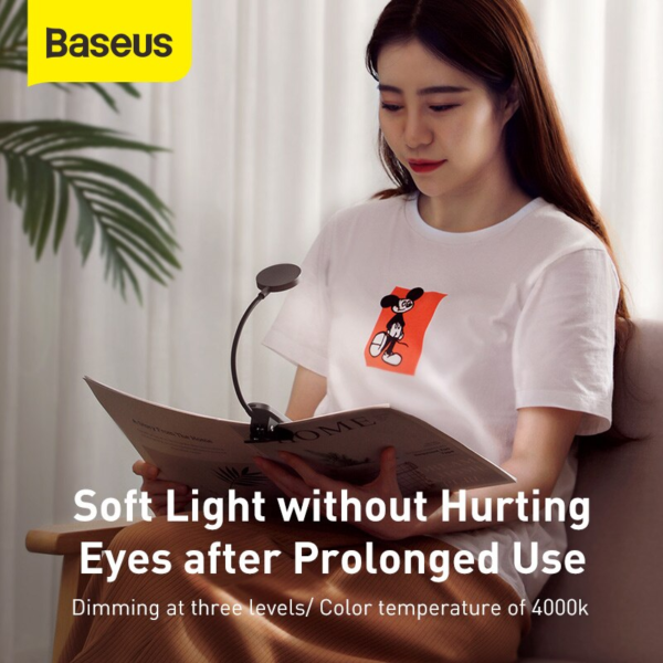 BASEUS Comfort Reading Mini Clip Lamp Eye Protection Light