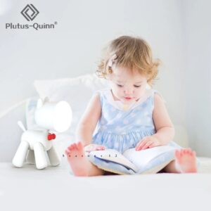 Waggy Puppy Table Lamp Rechargable 1200mAh Night Light Adjustable Brightness