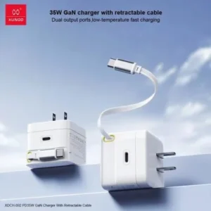 Xundd XDCH-092 PD35W GaN Charger with Retractable Cable