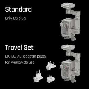 Sharge Moss 40W Charger with 3pcs World Adapter Kit