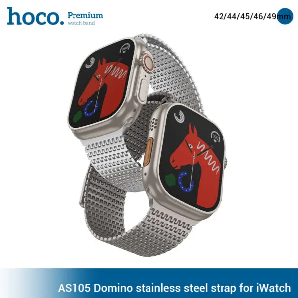 Hoco AS105 Domino Stainless Steel Strap for iWatch