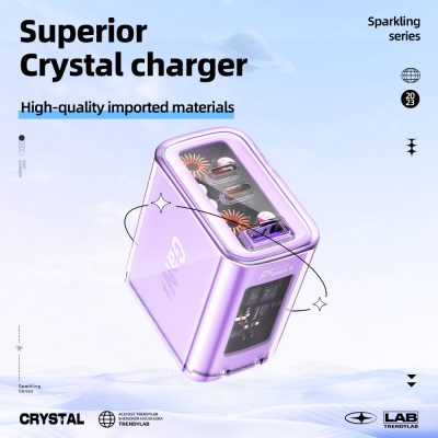 ACEFAST A47 Crystal Series PD 65W GaN3 Wall Charger