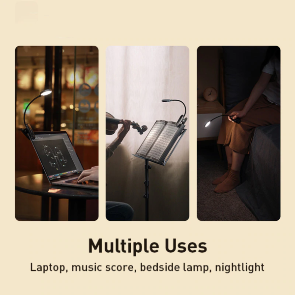 BASEUS Comfort Reading Mini Clip Lamp Eye Protection Light