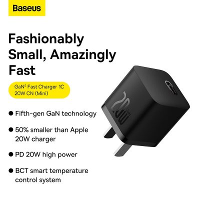 BASEUS GaN5 Fast Charger 1C 20W CN Plug