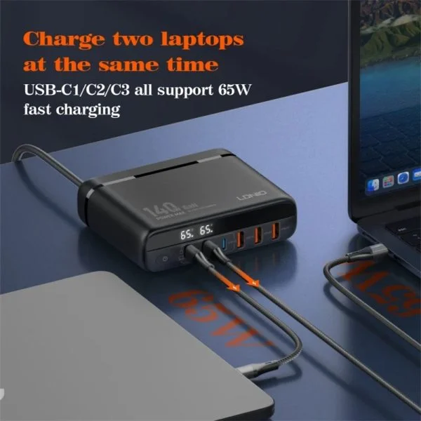 Ldnio A6140C 140W GaN Super Fast Desktop Charger