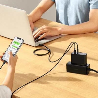 Baseus GaN5 Pro 100W GaN Wall Charger 100W USB-C PD3.0 PPS & 60W USB-A QC3.0 Fast Charger