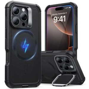 ESR Cyber Tough Case with Stash Stand for iPhone 16 Series