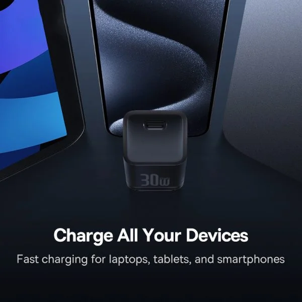 Baseus GaN5S 30W USB-C Port GaN Fast Charger with 100W Charging Cable