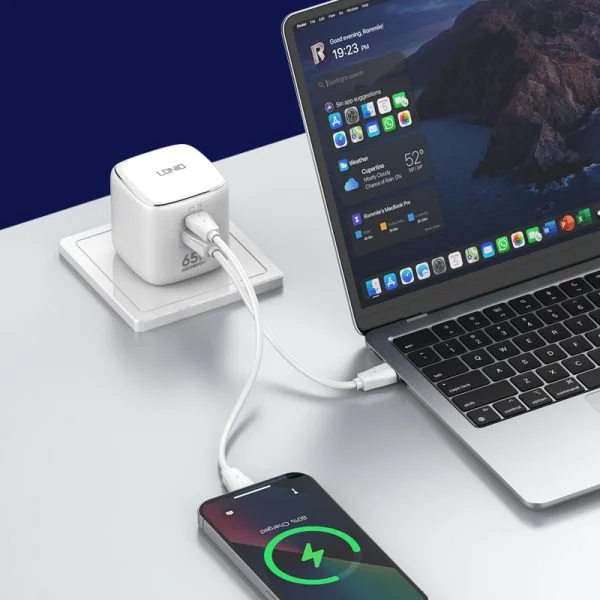 Ldnio Q2617 65W PD&QC U.S. Socket Multi-Adapter Fast Charger