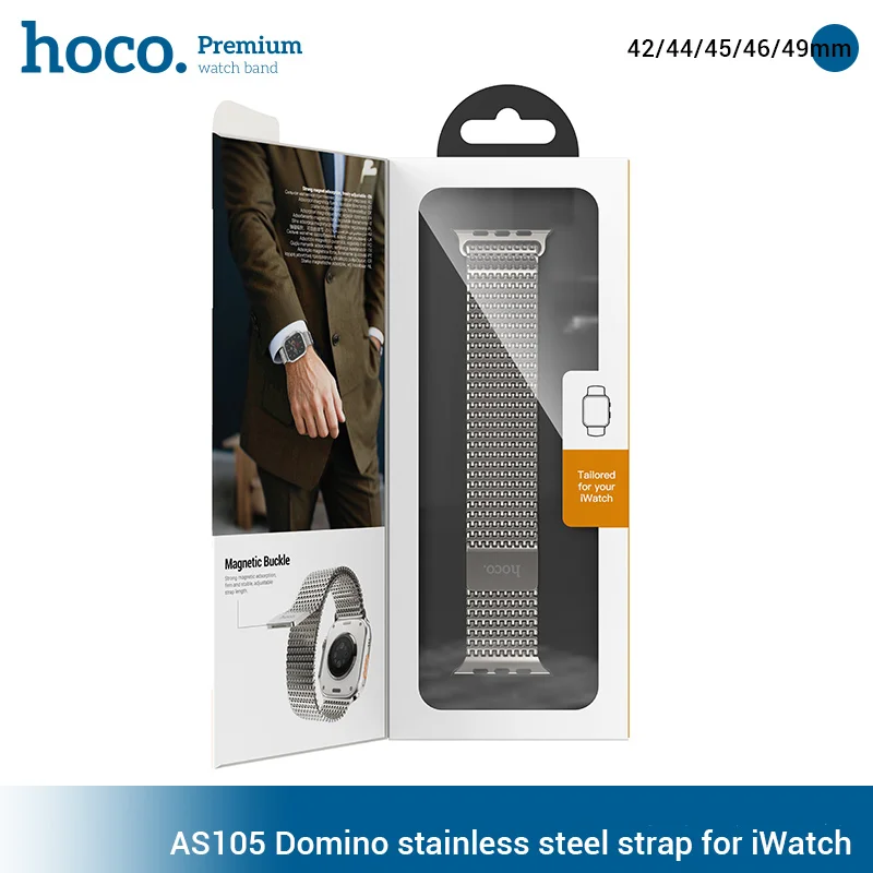 Hoco AS105 Domino Stainless Steel Strap for iWatch