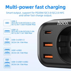 Hoco NS3 Multifunctional Socket Including 1C+2A PD20W Ports