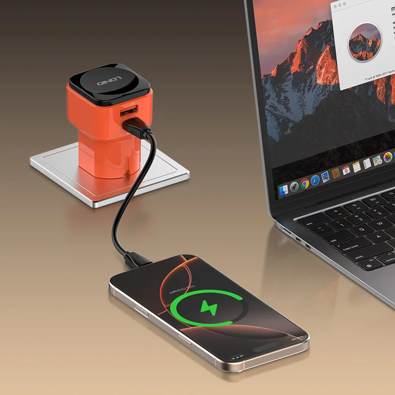 LDNIO Q2420 45W 2-Port Universal Charger