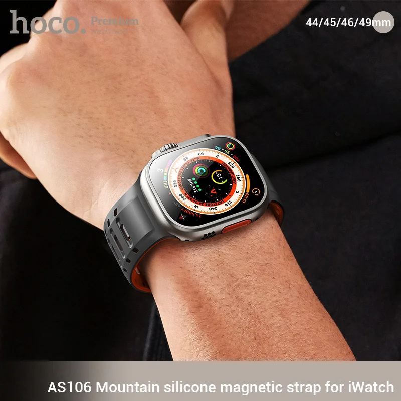 Hoco AS106 Mountain Silicone Magnetic Strap for iWatch