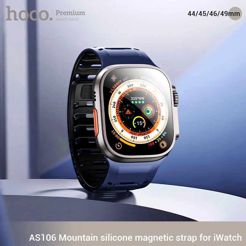 Hoco AS106 Mountain Silicone Magnetic Strap for iWatch