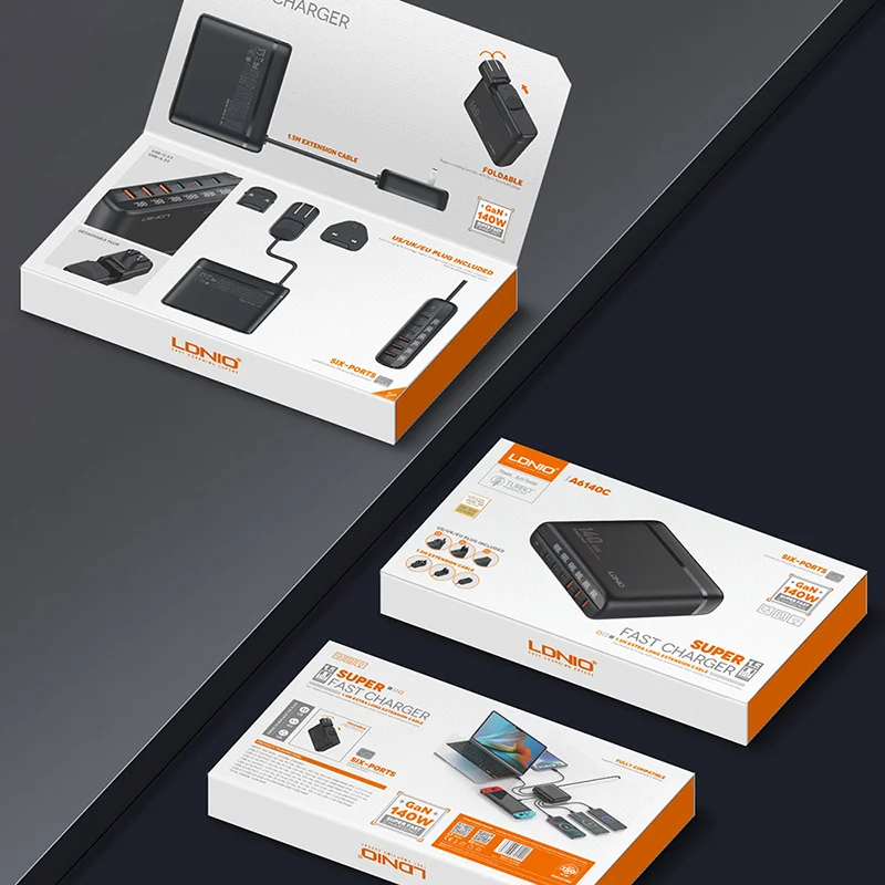 Ldnio A6140C 140W GaN Super Fast Desktop Charger