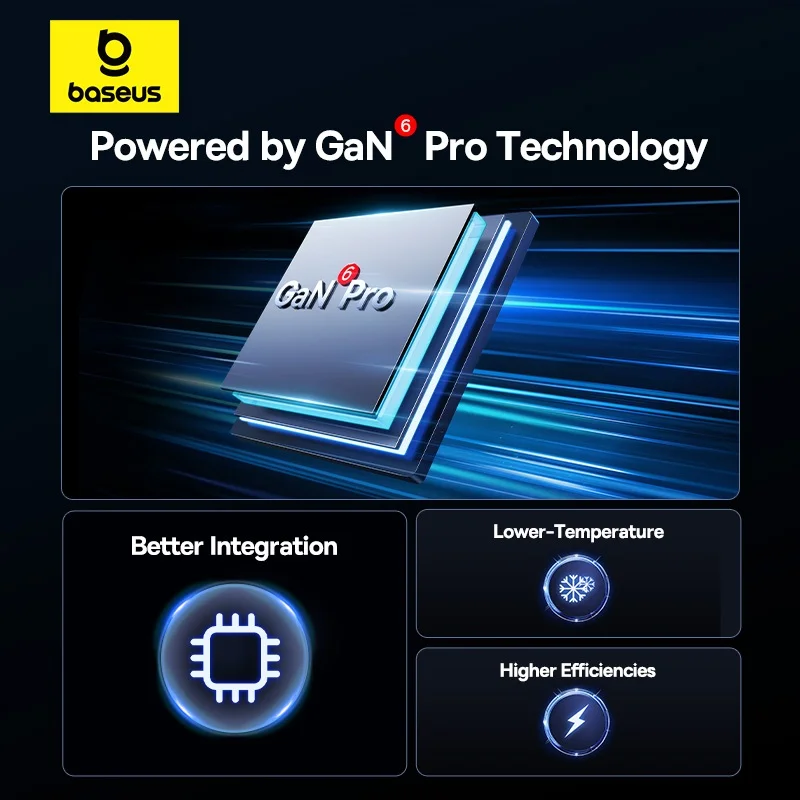 Baseus GaN6 Pro Fast Charger 2C+2U 100W