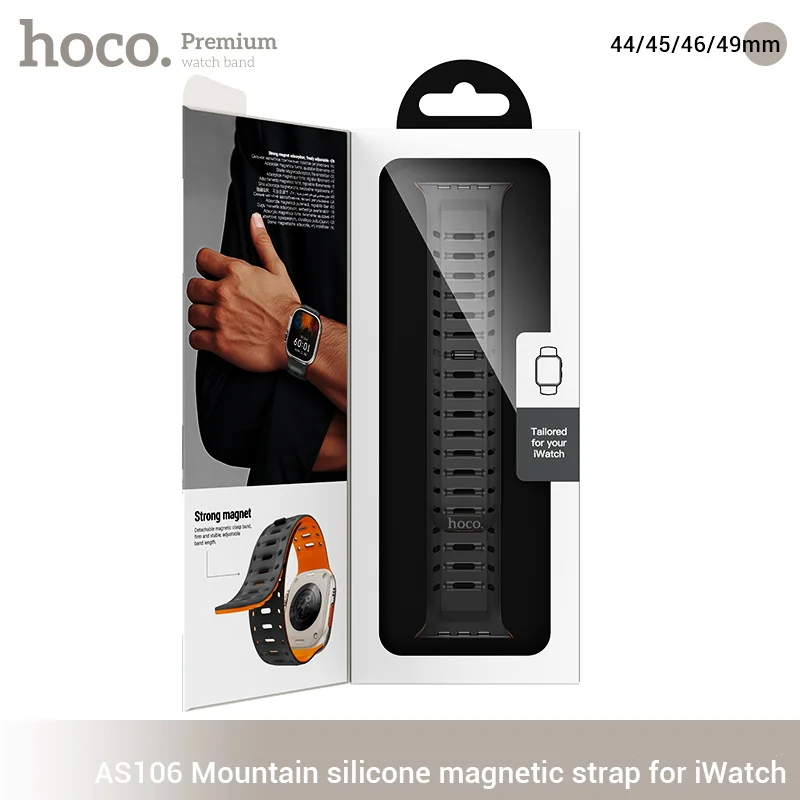 Hoco AS106 Mountain Silicone Magnetic Strap for iWatch