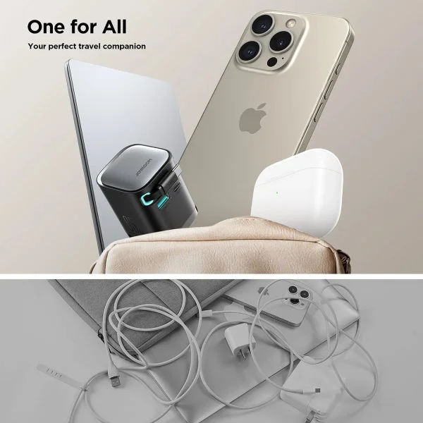 Joyroom JR-TCL02 GaN 65W Charger with Retractable Cable