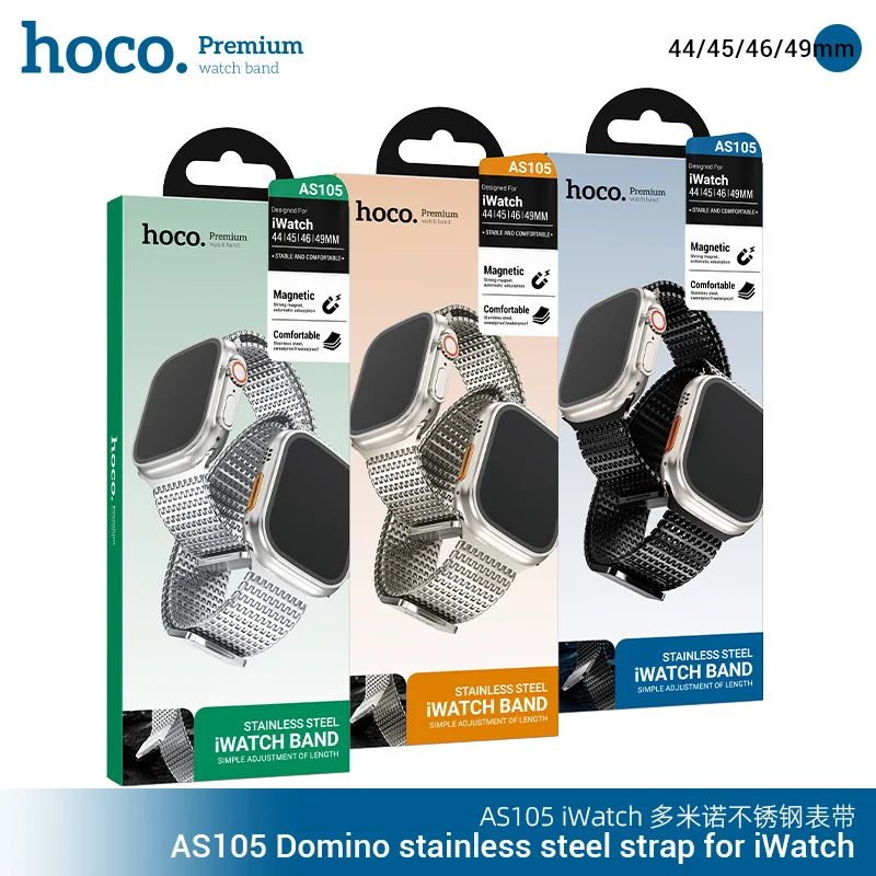 Hoco AS105 Domino Stainless Steel Strap for iWatch