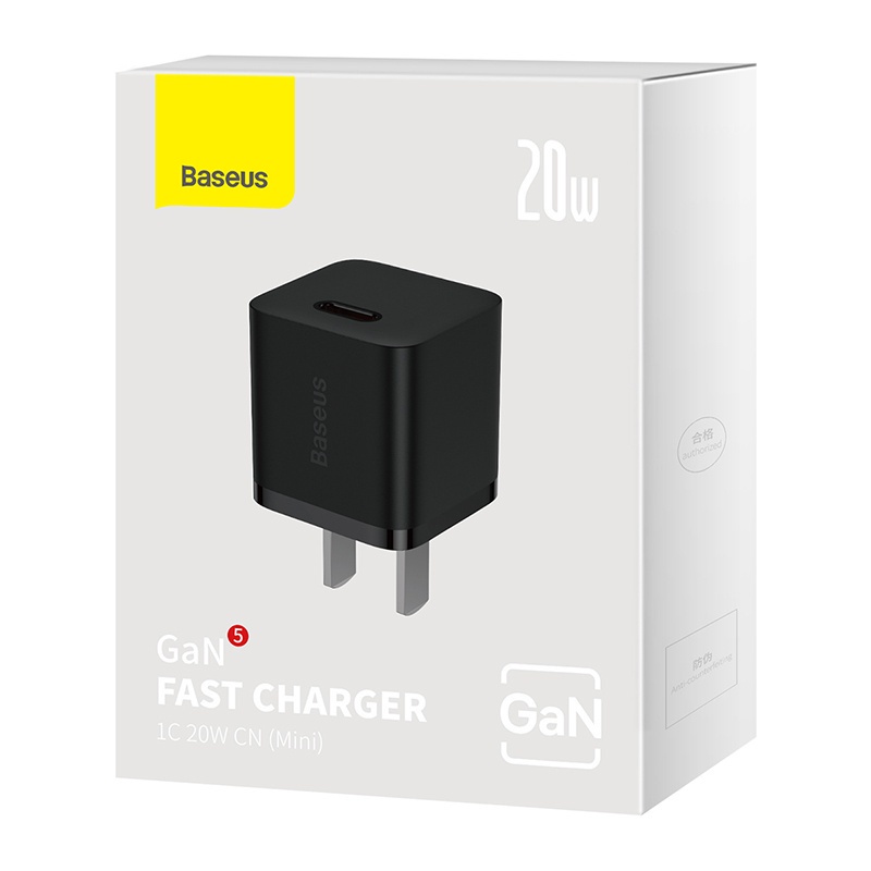 BASEUS GaN5 Fast Charger 1C 20W CN Plug