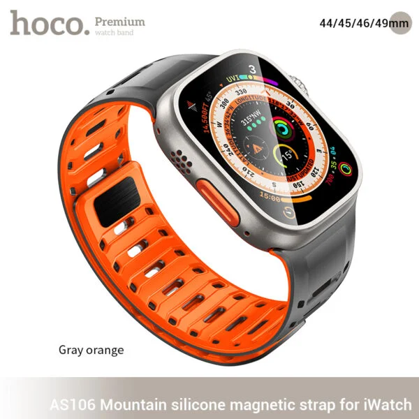 Hoco AS106 Mountain Silicone Magnetic Strap for iWatch