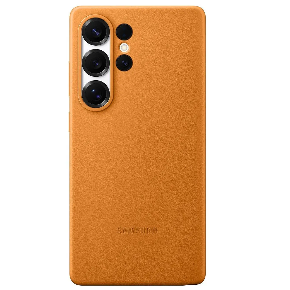 Samsung Galaxy S25 Ultra Kindsuit Leather Back Cover Case – Tan