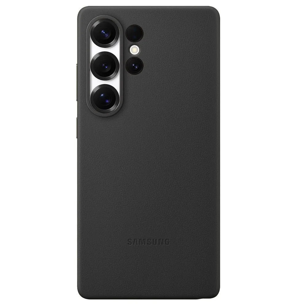 Samsung Galaxy S25 Ultra Kindsuit Leather Back Cover Case – Black