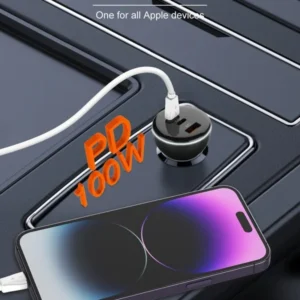 LDNIO C102 160W 3 Ports USB-C Car Charger