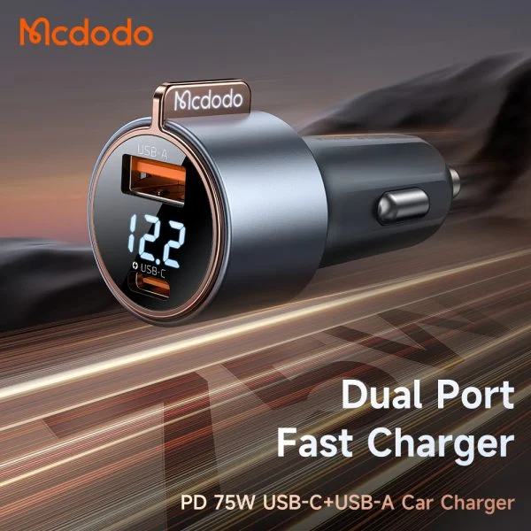 MCDODO CC-369 75W Dual Port PD Car Charger