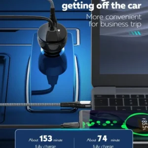 Ldnio C101 100W Dual Port Super Fast Car Charger