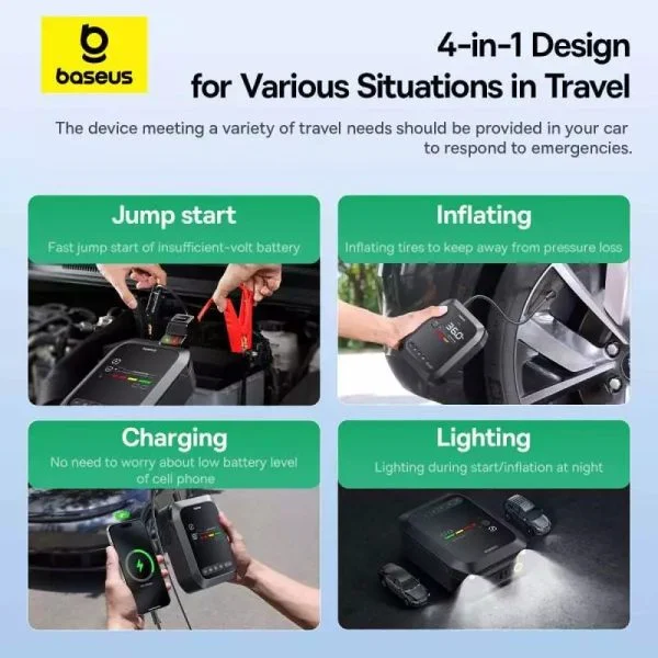 4in1 Car Jump Starter