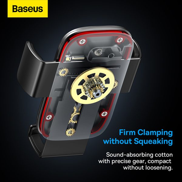 BASEUS Metal Age II Gravity Car Mount Auto Clamp 360 Degree Rotation Phone Holder