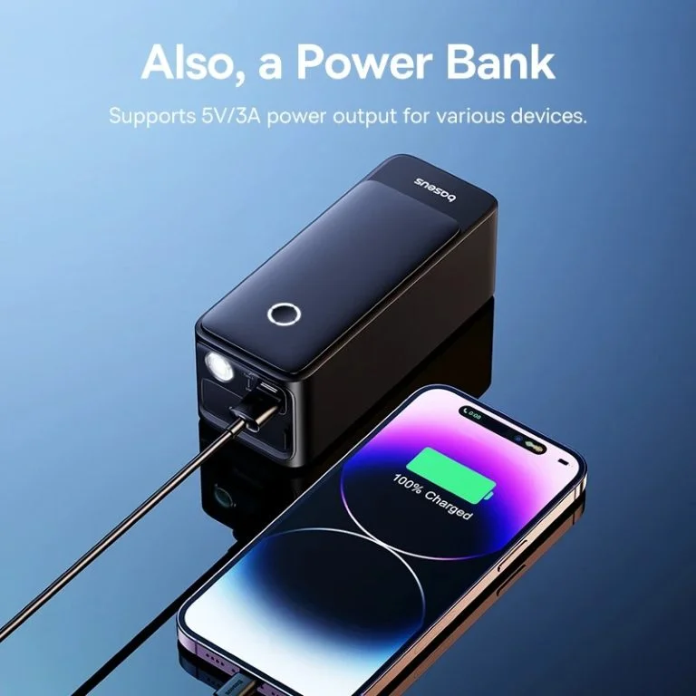 Baseus Super Energy Alpha Series Jump Starter 600A Portable Compact Car Emergency Start Power