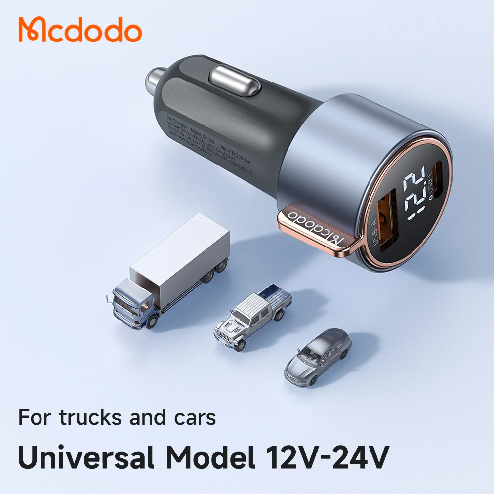 MCDODO CC-369 75W Dual Port PD Car Charger