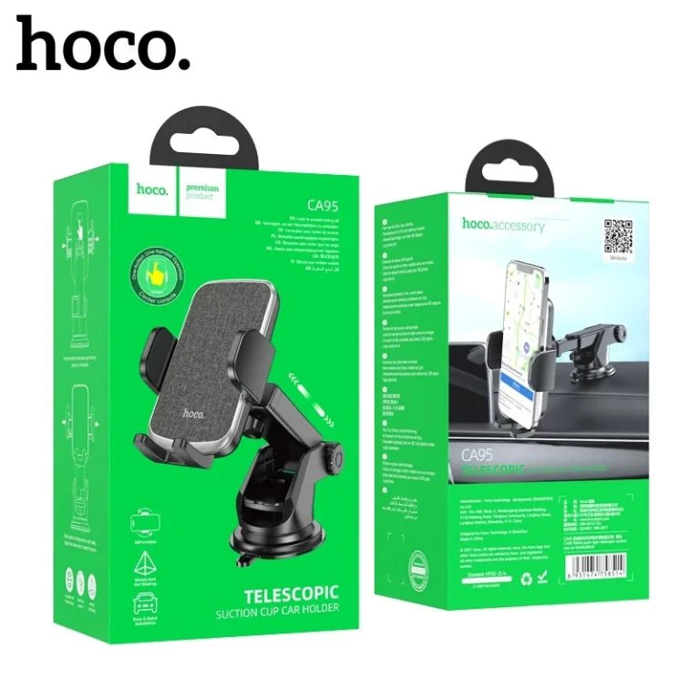 Hoco CA95 Telescopic Suction Cup Car Holder