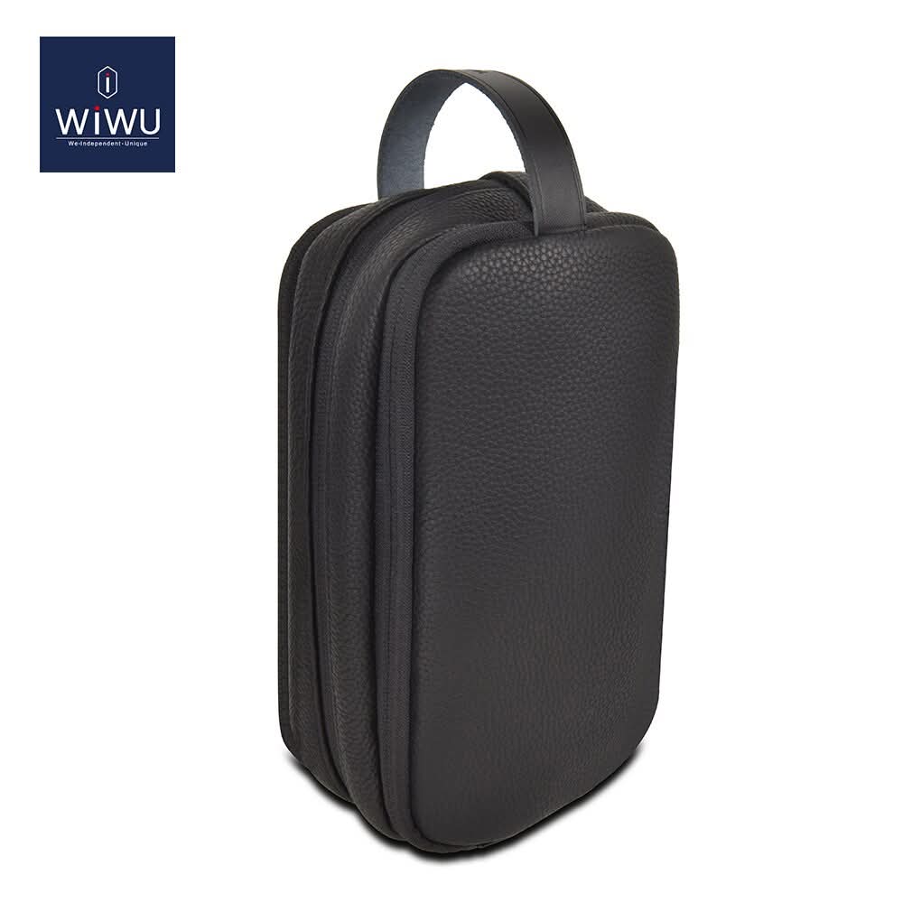WIWU Salem Anti-Theft Travel Pouch. Sleek, spacious, and water-resistant — designed for those who travel with confidence.....