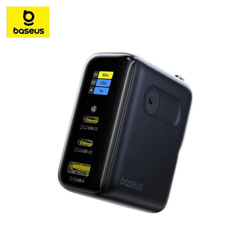 #Baseus PicoGo AE21 Digital Display Fast Charger 100W with Dual USB-C Ports