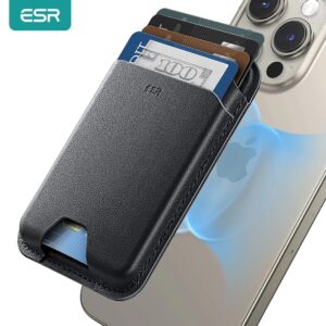 #Slim, strong, and smart. The ESR Magnetic Wallet Boost (HaloLock) offers powerful MagSafe hold, quick card access, and RFID‑blocking security — perfect for your iPhone!