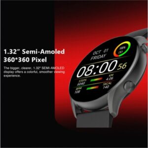 Kieslect KR Smart Calling Watch 1.32 inch Semi-AMOLED Display Waterproof Long Standby Multifunction Smartwatch