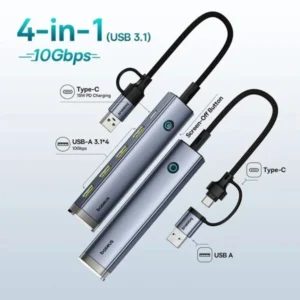Baseus UltraJoy Series 4-Port HUB AIR Docking Station HUB