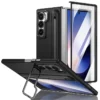 Ravaka S-Pen Case, Skin Feel Metal Camera Stand with Front Glass Samsung Galaxy Z Fold6