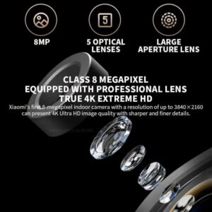 #Xiaomi Smart Camera C700 4K Ultra Low Light Full-color